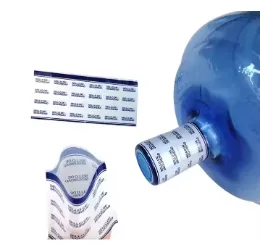 Gallon caps shrink labels copy