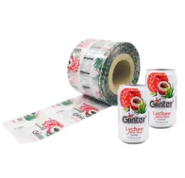 Beverage can packaging shrink labels