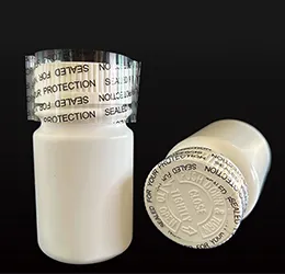 Medicine bottles packaging shrink labels