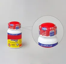 Medicine bottles shrink label