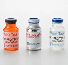 Chemical packaging shrink labels