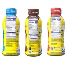 Milky prodcust packaging shrink labels