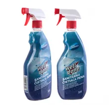 Cleaning agents shrink labels